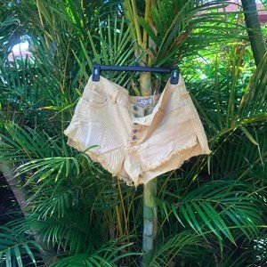 Free People Relaxed High Waisted Jean Shorts